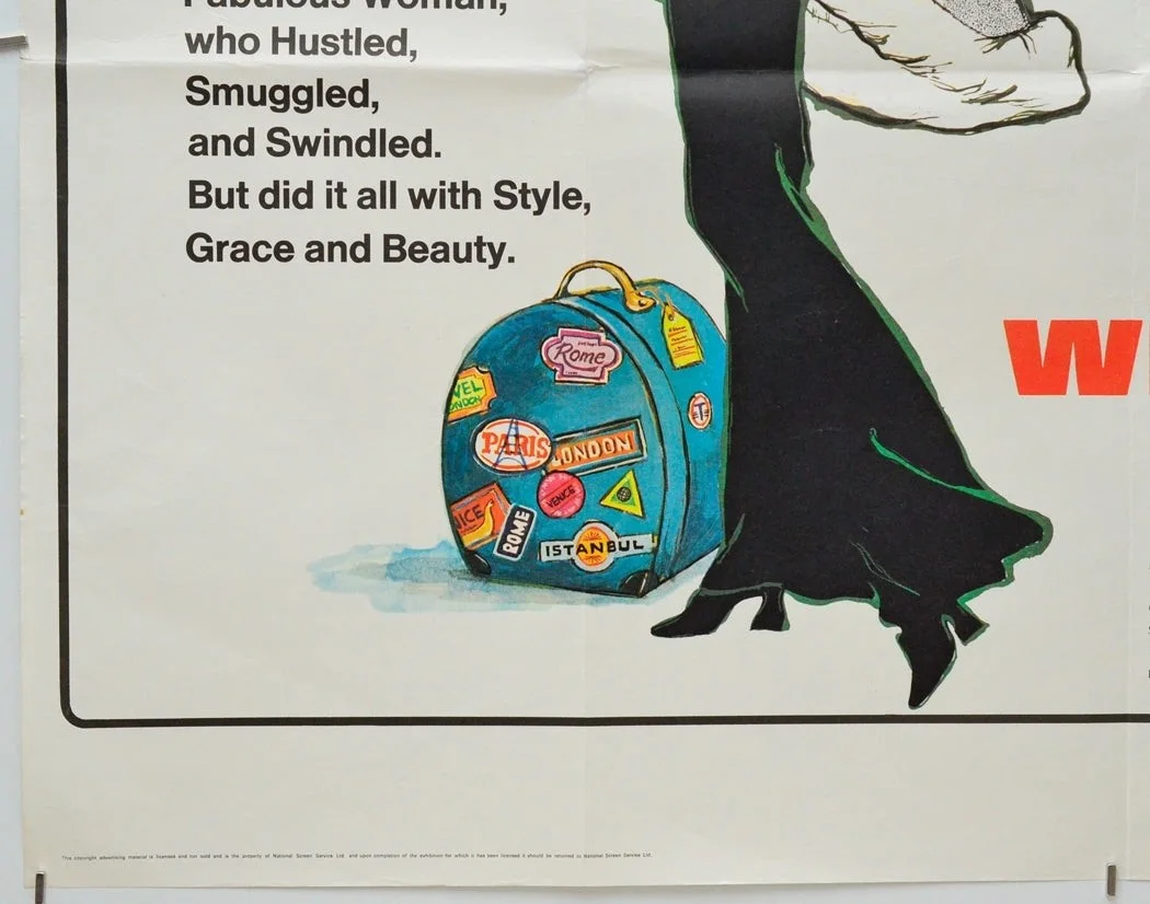 TRAVELS WITH MY AUNT (1973) Original Cinema Quad Movie Poster - Maggie Smith, изображение 4