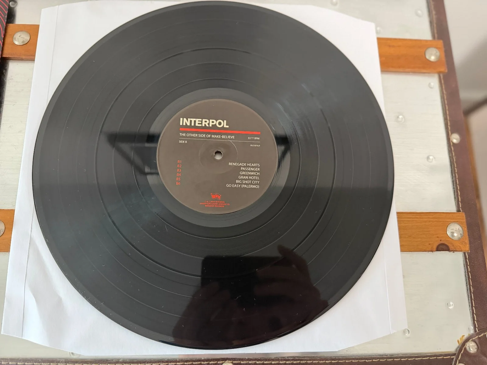 Interpol - The Other Side Of Make-Believe Signed Autograph Black Vinyl Rare, изображение 5