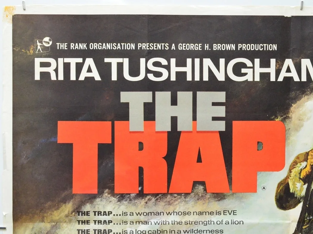 THE TRAP (1966) Original Cinema Quad Movie Poster - Oliver Reed, Rita Tushingham, изображение 2