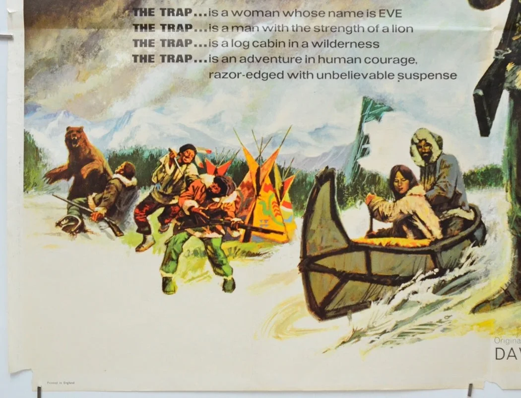 THE TRAP (1966) Original Cinema Quad Movie Poster - Oliver Reed, Rita Tushingham, изображение 4