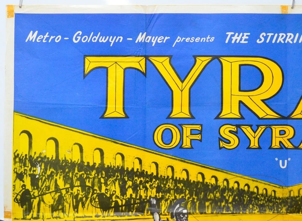 THE TYRANT OF SYRACUSE (1962) Original Cinema Quad Movie Poster - Guy Williams, изображение 2
