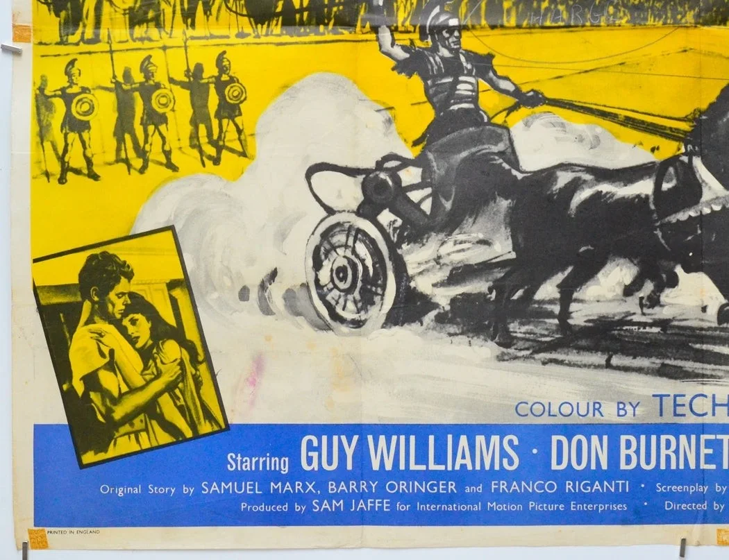 THE TYRANT OF SYRACUSE (1962) Original Cinema Quad Movie Poster - Guy Williams, изображение 4