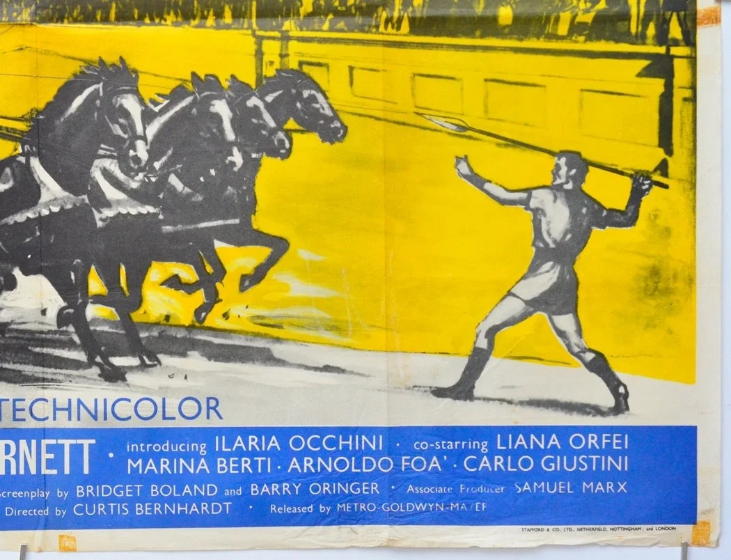THE TYRANT OF SYRACUSE (1962) Original Cinema Quad Movie Poster - Guy Williams, изображение 5