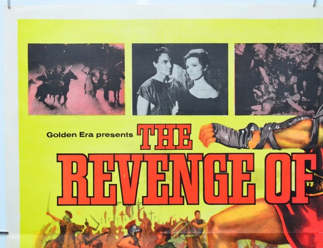 THE REVENGE OF SPARTACUS (1964) Original Cinema Quad Film Poster - Roger Browne, изображение 2