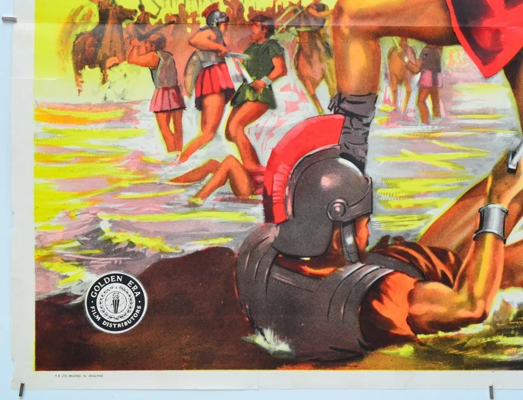THE REVENGE OF SPARTACUS (1964) Original Cinema Quad Film Poster - Roger Browne, изображение 4