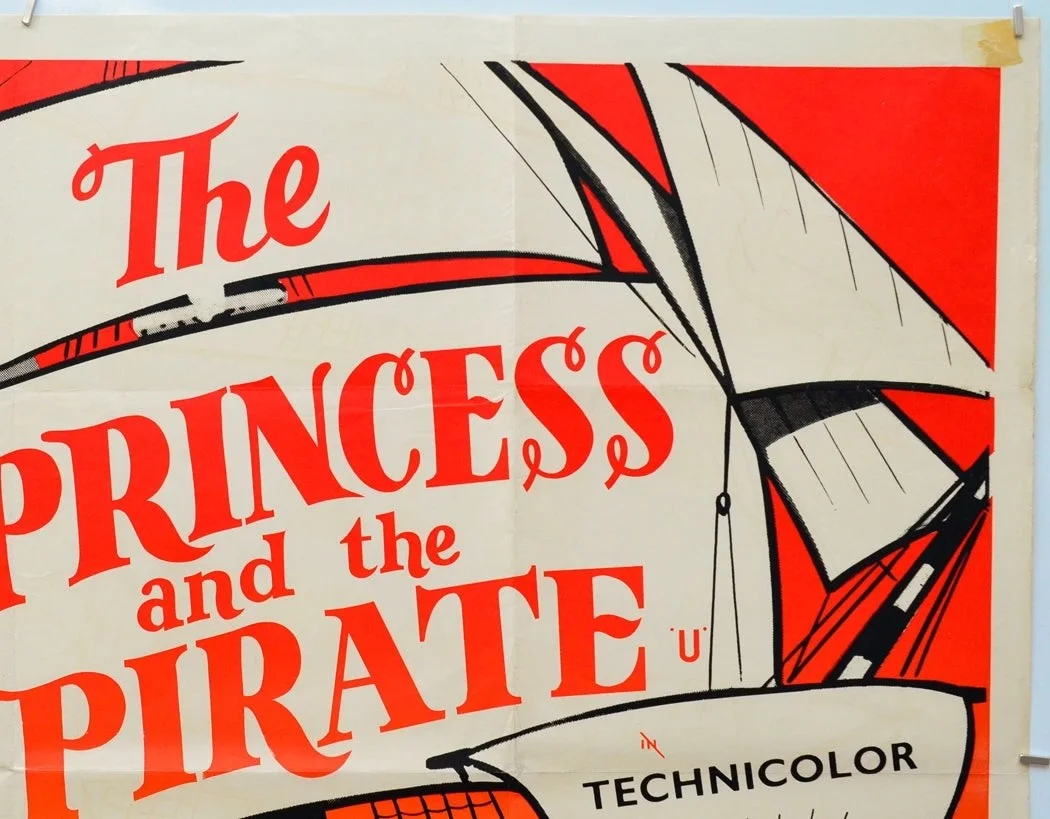 THE PRINCESS AND THE PIRATE (1959rr) Original Cinema Quad Film Poster - Bob Hope, изображение 3
