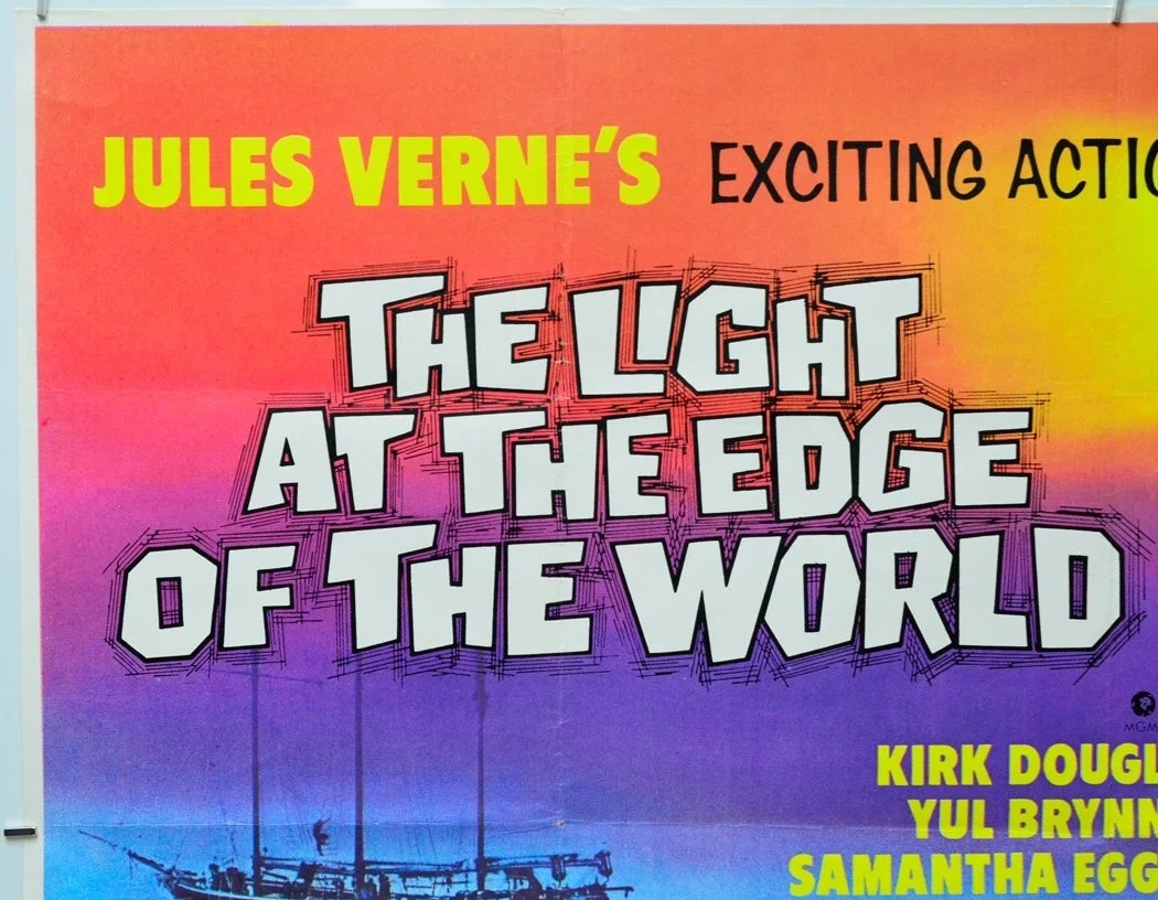THE LIGHT AT THE EDGE OF THE WORLD (1971) Original Quad Poster - Kirk Douglas, изображение 2