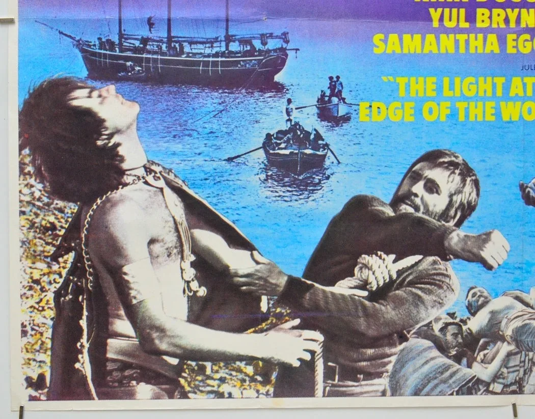 THE LIGHT AT THE EDGE OF THE WORLD (1971) Original Quad Poster - Kirk Douglas, изображение 4
