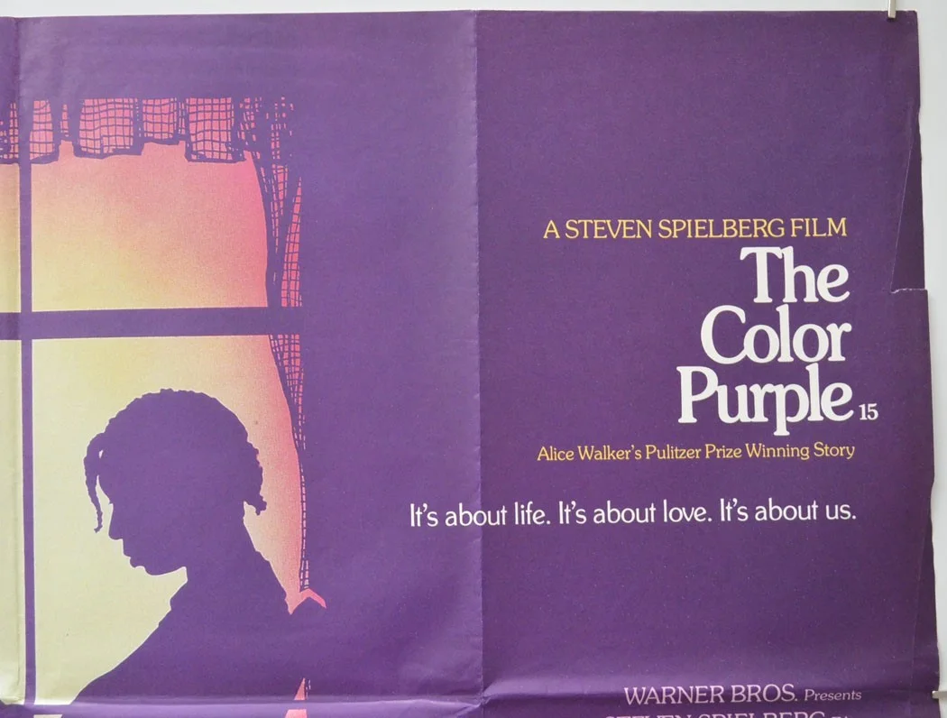 THE COLOR PURPLE (1986) Original Quad Poster - Oprah Winfrey, Steven Spielberg, изображение 3