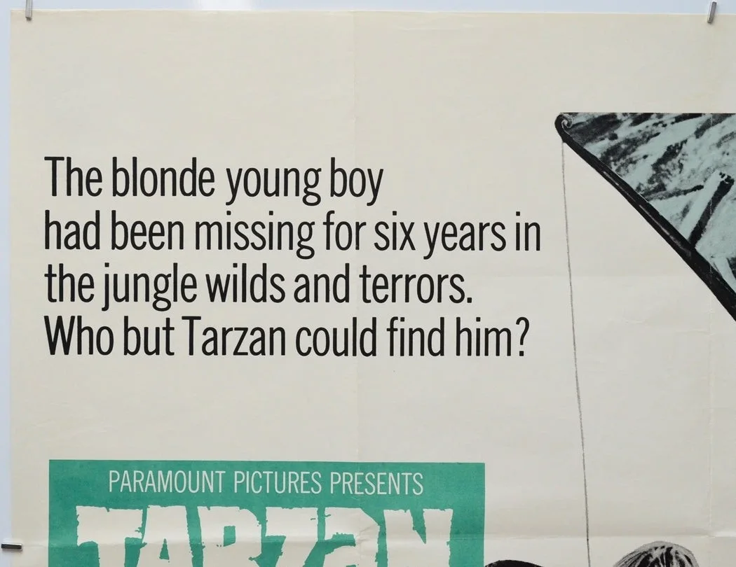 TARZAN AND THE JUNGLE BOY (1968) Original Cinema Quad Film Poster - Mike Henry, изображение 2