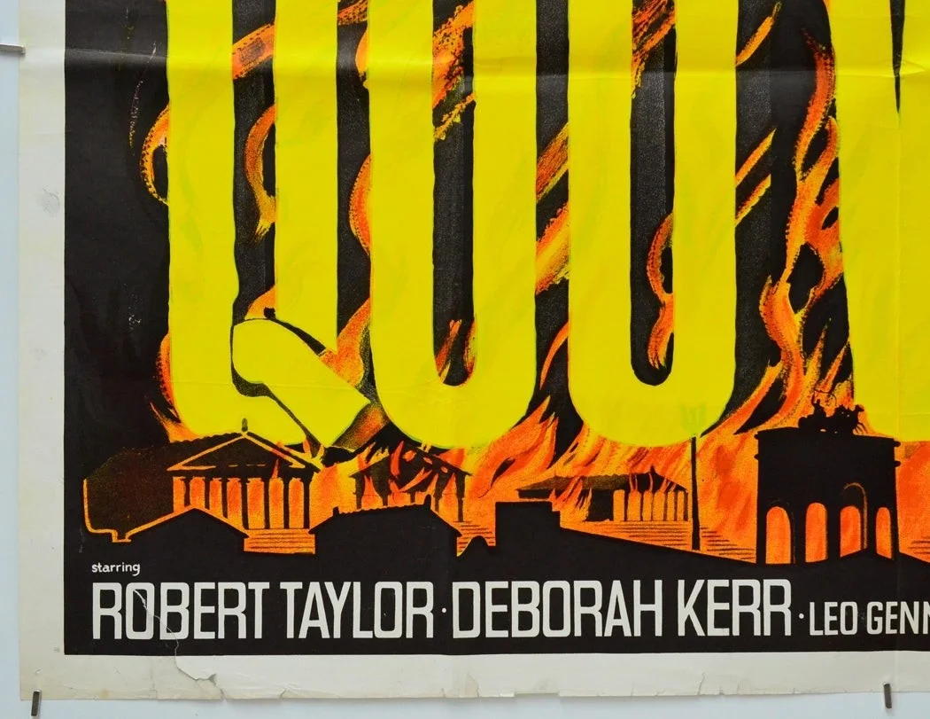 QUO VADIS (1952) Original Cinema Quad Movie Poster - Robert Taylor, Deborah Kerr, изображение 4