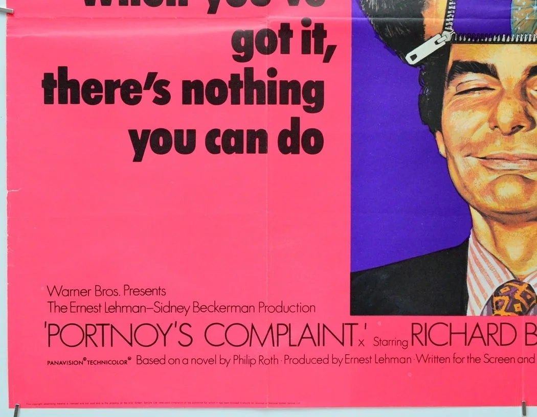 PORTNOY'S COMPLAINT (1972) Original Cinema Quad Movie Poster - Chantrell Artwork, изображение 4