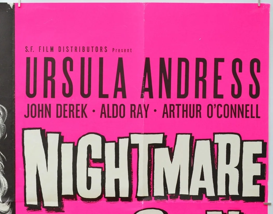 NIGHTMARE IN THE SUN (1964) Original Cinema Quad Movie Poster - Ursula Andress, изображение 3