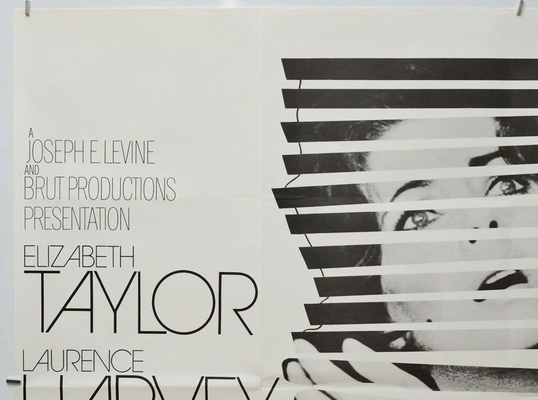 NIGHT WATCH (1972) Original Quad Film Poster - Elizabeth Taylor, Billie Whitelaw, изображение 2