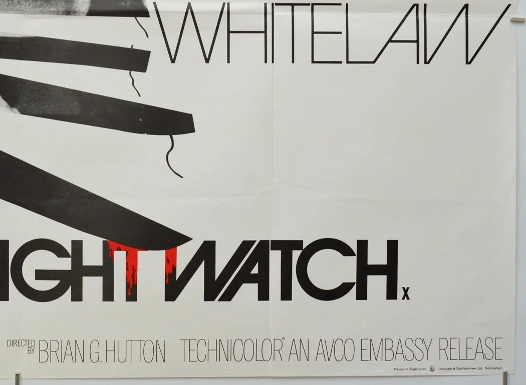 NIGHT WATCH (1972) Original Quad Film Poster - Elizabeth Taylor, Billie Whitelaw, изображение 5