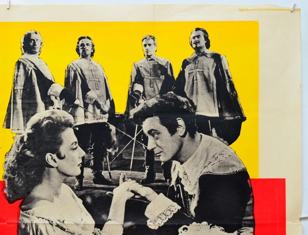MILADY AND THE MUSKETEERS (1958) Original Cinema Quad Film Poster - Yvette Lebon, изображение 3
