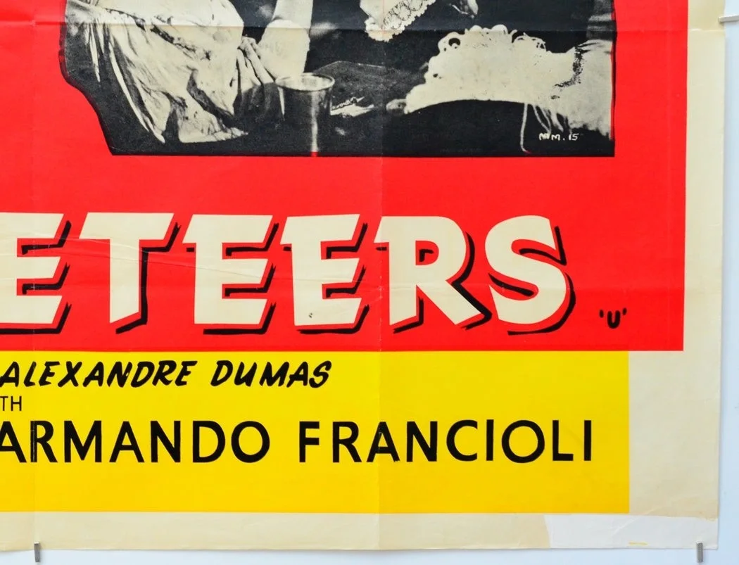 MILADY AND THE MUSKETEERS (1958) Original Cinema Quad Film Poster - Yvette Lebon, изображение 5