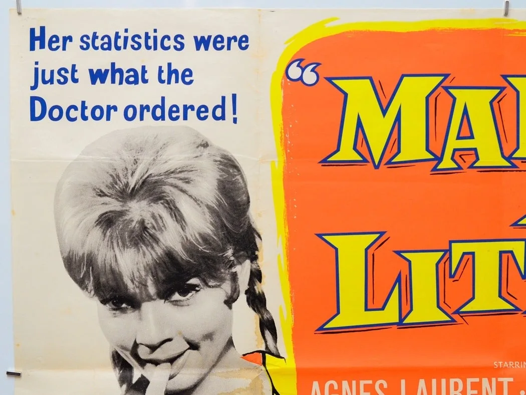 MARY HAD A LITTLE (1961) Original Quad Film Poster - Agnès Laurent, Hazel Court, изображение 2