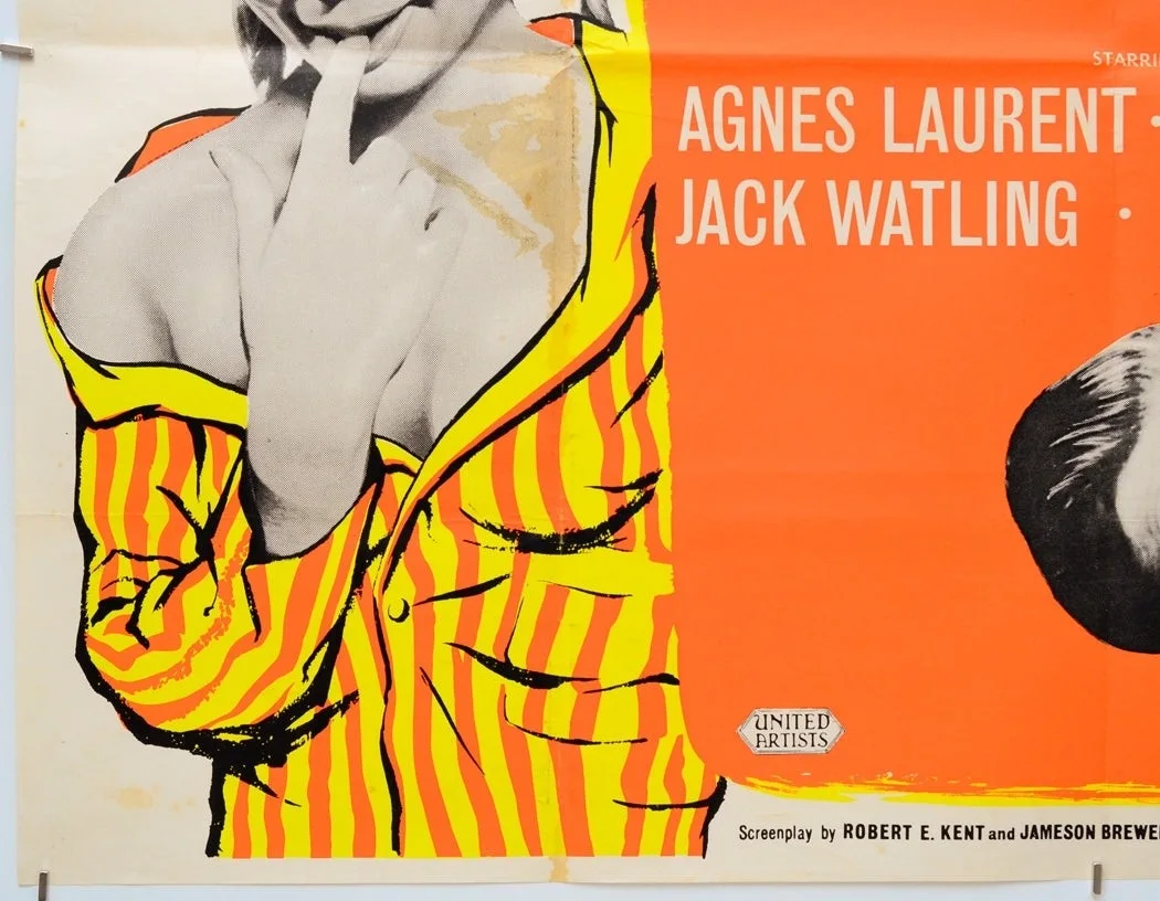 MARY HAD A LITTLE (1961) Original Quad Film Poster - Agnès Laurent, Hazel Court, изображение 4