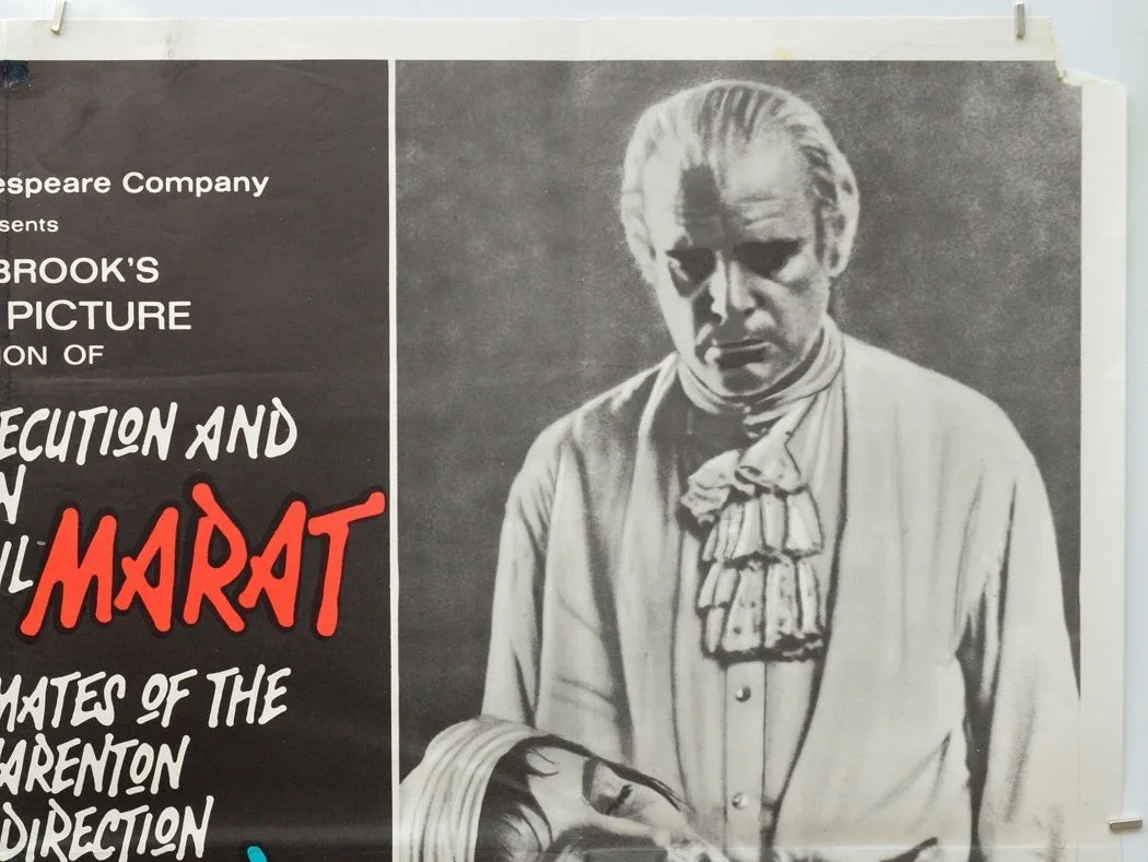 MARAT/SADE (1966) Original Cinema Quad Film Poster - Peter Brook, Patrick Magee, изображение 3