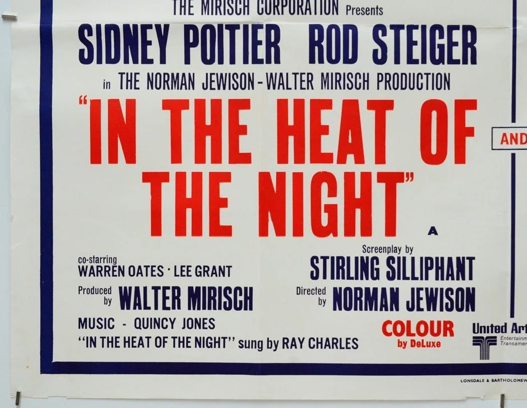 IN THE HEAT OF THE NIGHT / A MAN AND A WOMAN (1967) Original Cinema Quad Poster, изображение 4