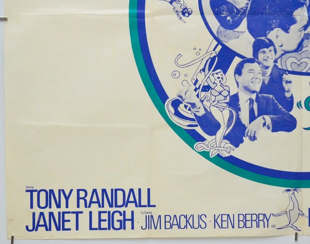 HELLO DOWN THERE (1969) Original Quad Cinema Poster - Janet Leigh, Tony Randall, image 4