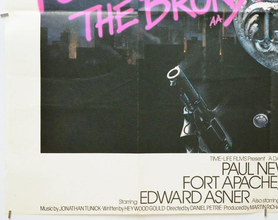 FORT APACHE , THE BRONX (1981) Original Cinema Quad Movie Poster - Paul Newman, изображение 4