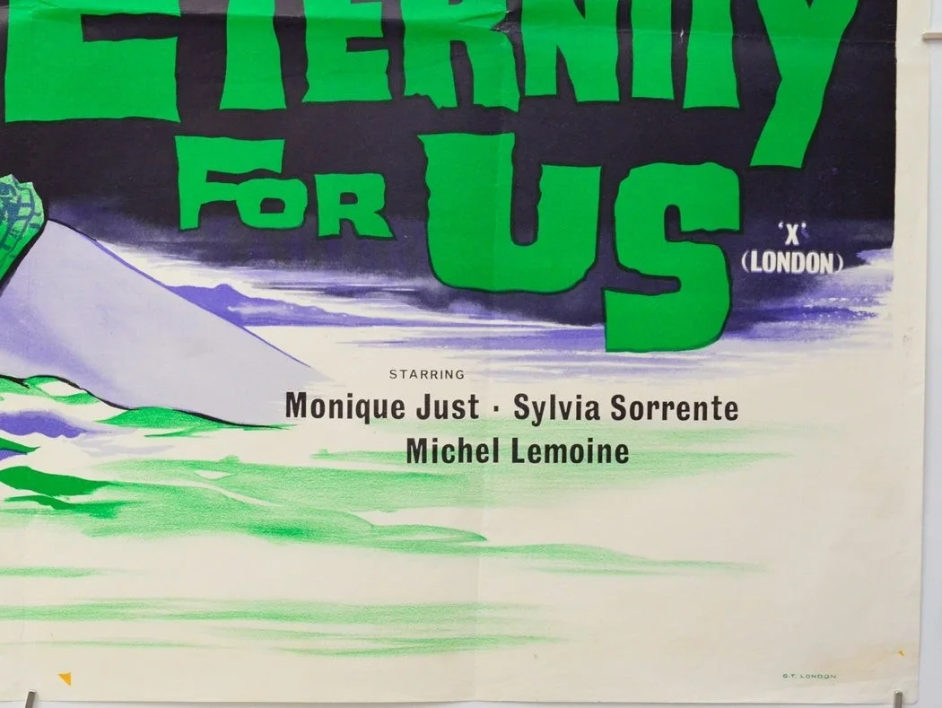 ETERNITY FOR US (1966) Original Cinema Quad Poster - Monique Just Michel Lemoine, image 5