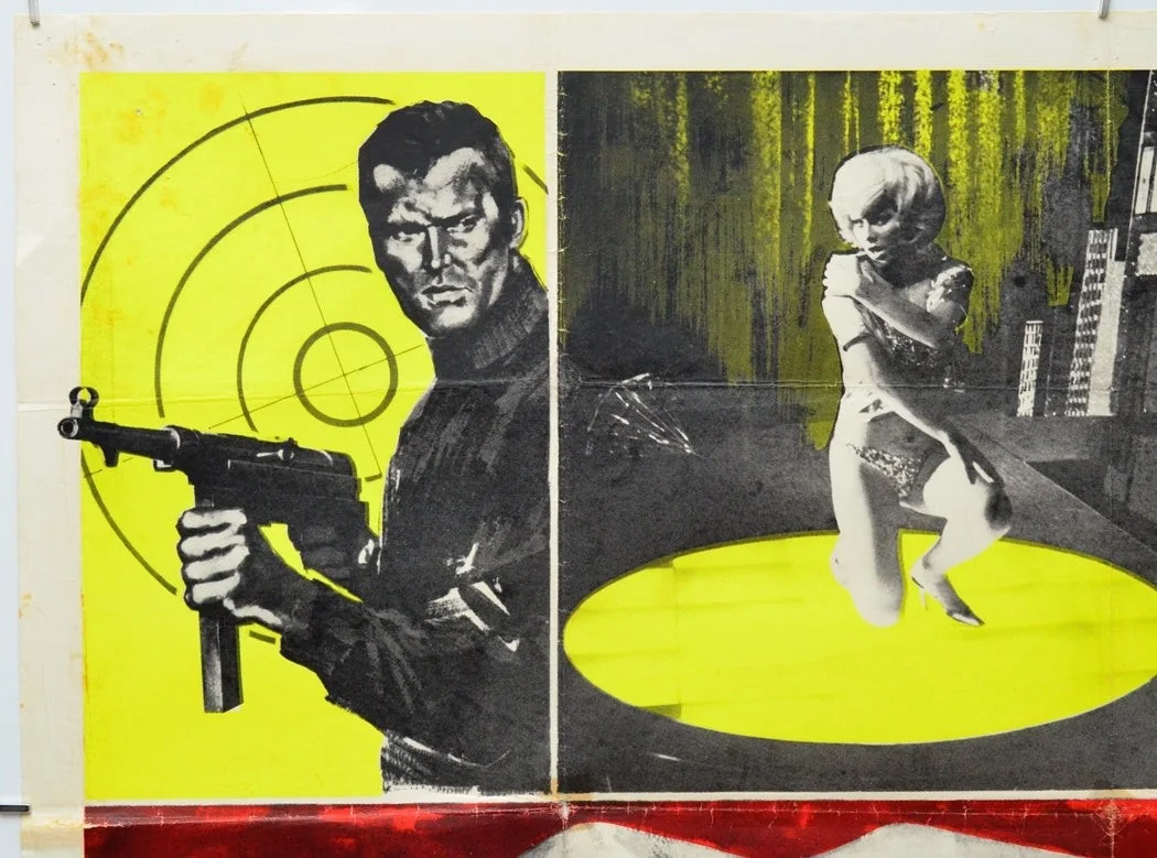 DEATH ON THE RUN (1968) Original Quad Movie Poster - Ty Hardin, Michael Rennie, изображение 2