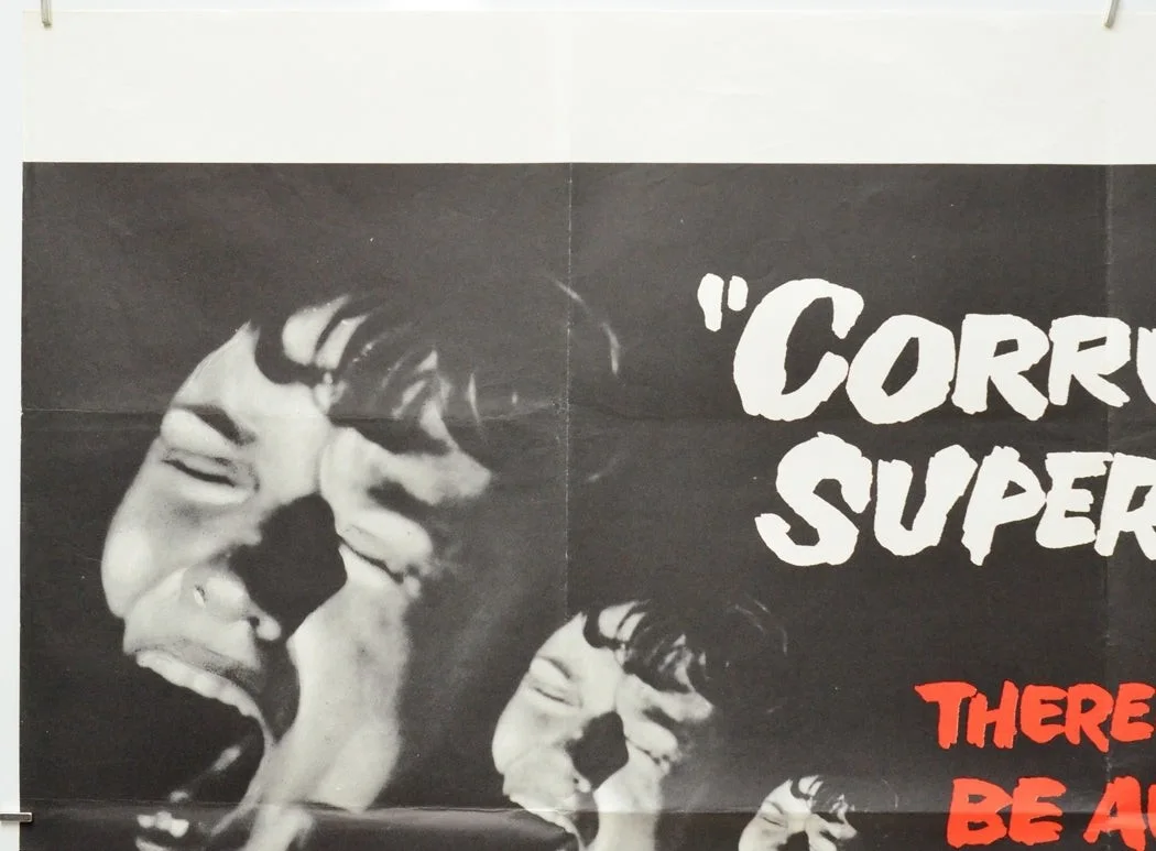 CORRUPTION / DEAD OR ALIVE (1968) Original Quad Cinema Poster - Peter Cushing, image 2