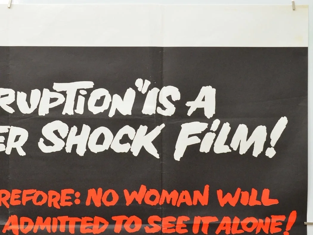 CORRUPTION / DEAD OR ALIVE (1968) Original Quad Cinema Poster - Peter Cushing, image 3