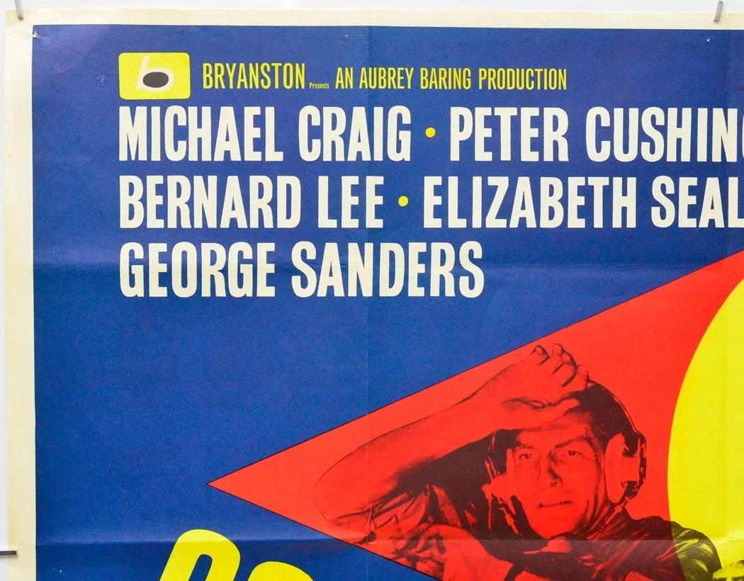 CONE OF SILENCE (1960) Original Quad Poster (Trouble in the Sky) Peter Cushing, image 2