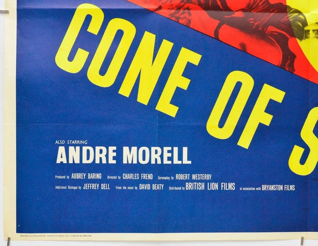 CONE OF SILENCE (1960) Original Quad Poster (Trouble in the Sky) Peter Cushing, image 4