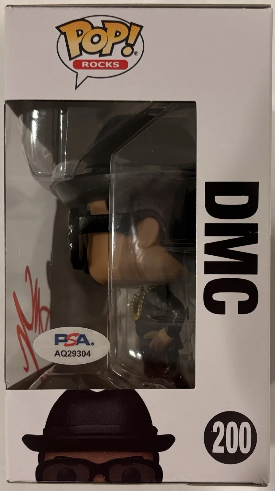 DMC Darryl McDaniels Autographed/Signed Run-DMC Funko Pop PSA!, изображение 2