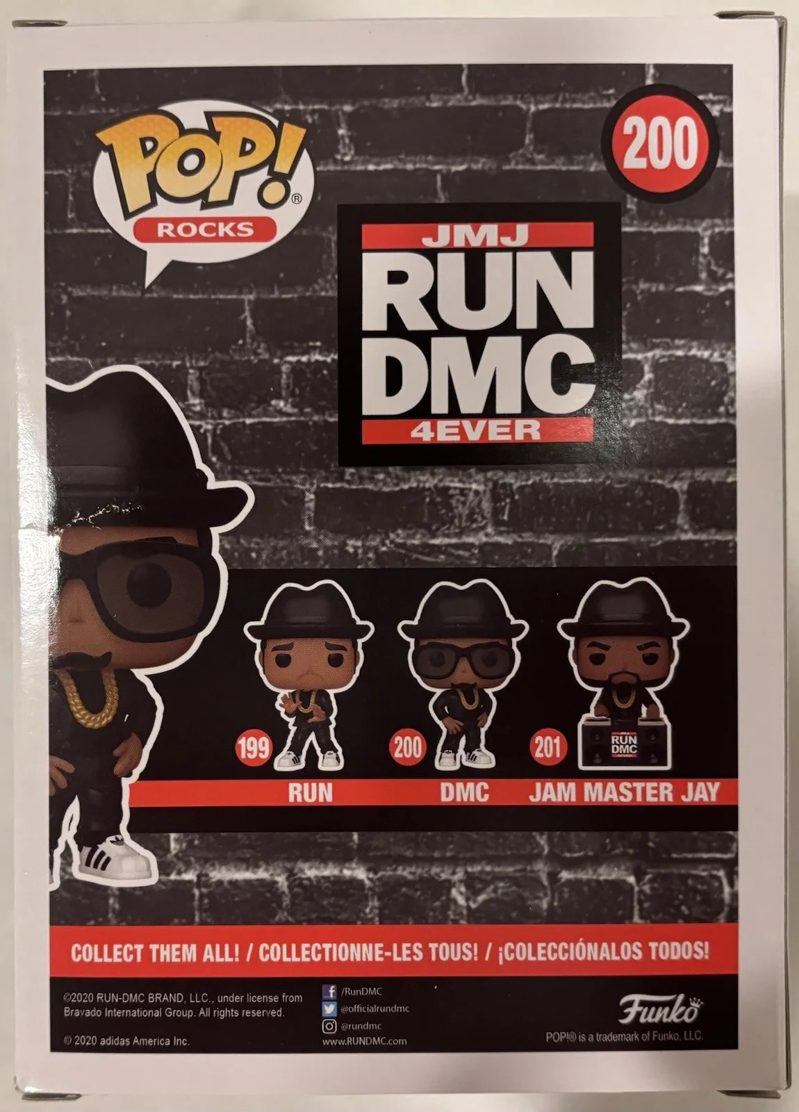DMC Darryl McDaniels Autographed/Signed Run-DMC Funko Pop PSA!, изображение 3