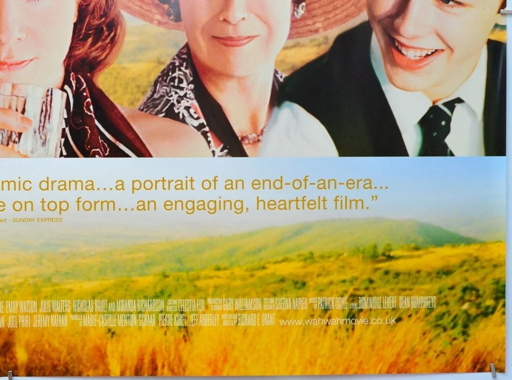 WAH-WAH (2006) Original Quad Film Poster - Richard E. Grant, Nicholas Hoult, image 5