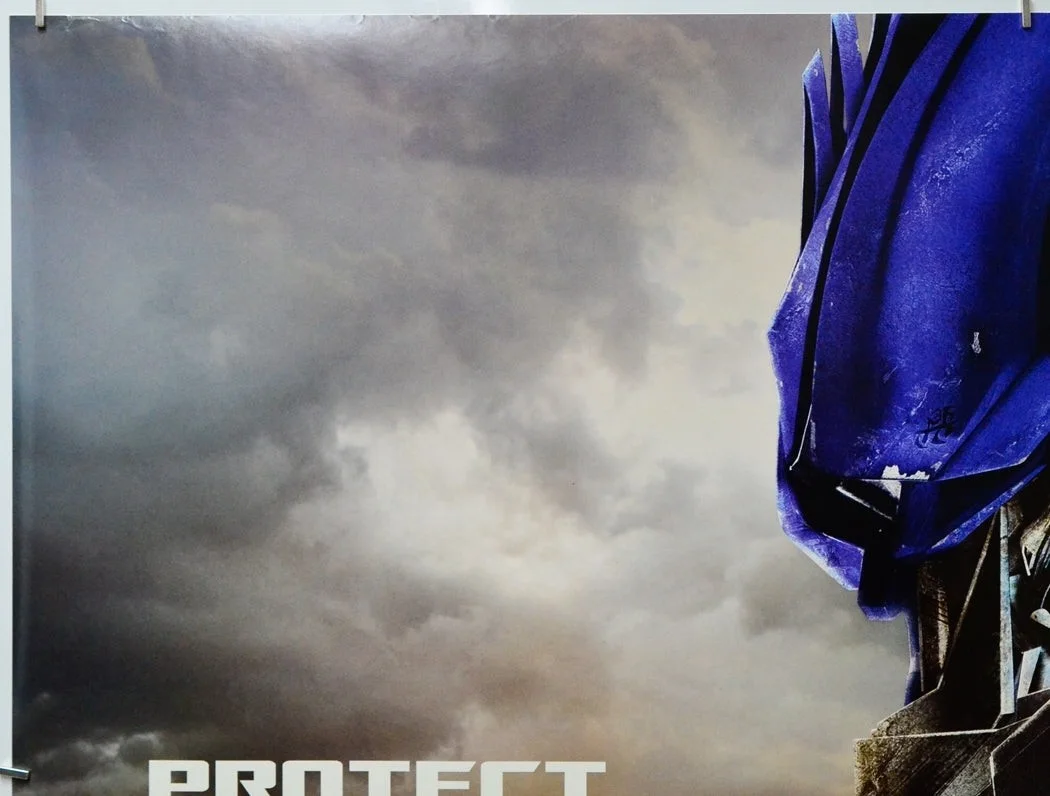 TRANSFORMERS (2007) Original Quad Film Poster - Shia Labeouf (Protect Version), image 2