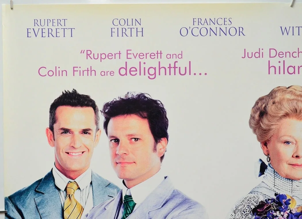 THE IMPORTANCE OF BEING EARNEST (2002) Original Quad Film Poster - Colin Firth, изображение 2