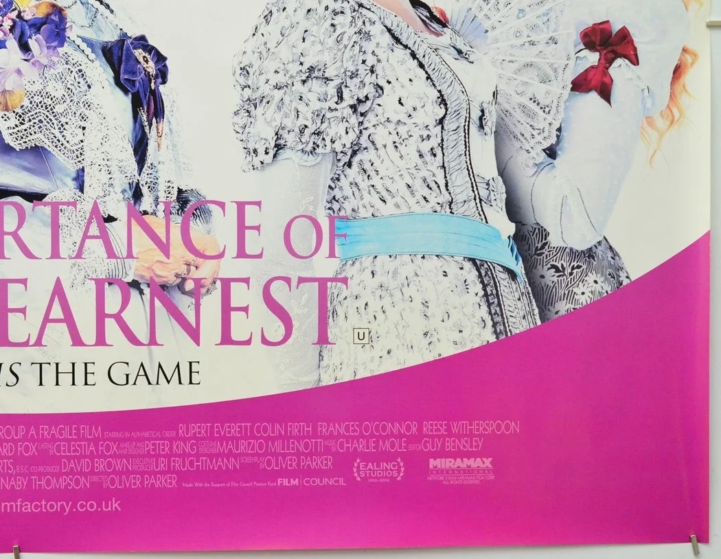 THE IMPORTANCE OF BEING EARNEST (2002) Original Quad Film Poster - Colin Firth, изображение 5