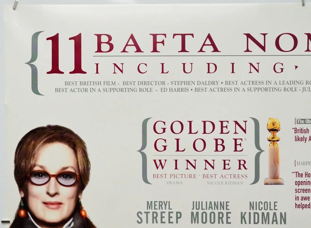 THE HOURS (2003) Original Cinema Quad Film Poster - Meryl Streep, Nicole Kidman, изображение 2