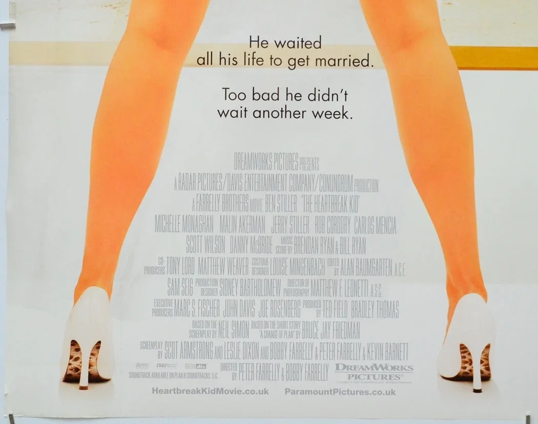 THE HEARTBREAK KID (2007) Original Cinema Quad Film Poster - Ben Stiller, изображение 4