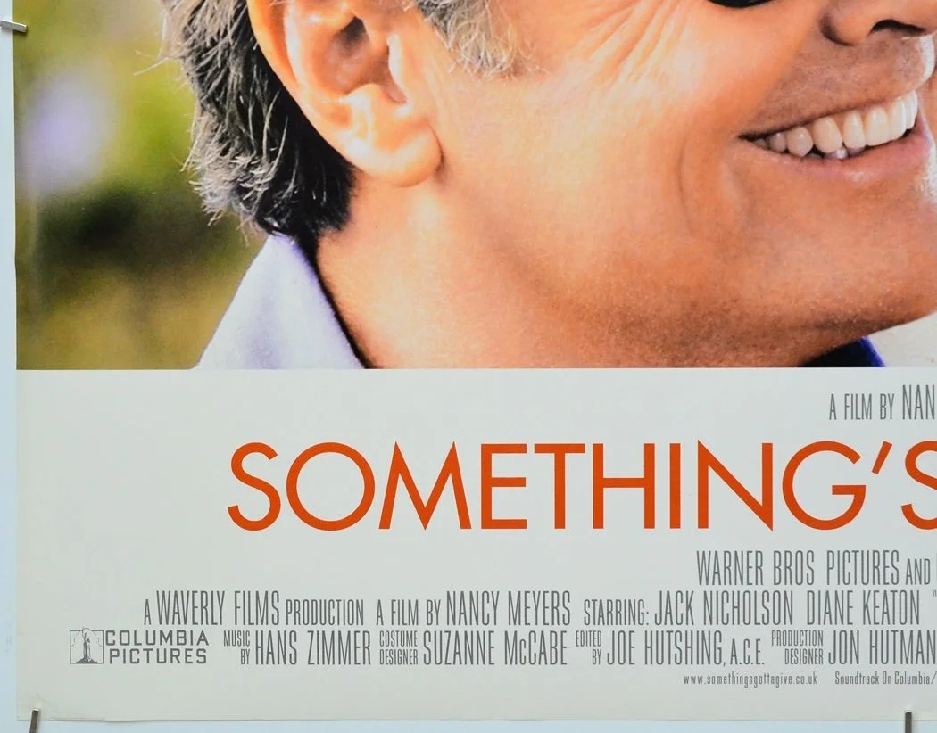SOMETHING'S GOTTA GIVE (2004) Quad Cinema Poster - Jack Nicholson, Keanu Reeves, image 4