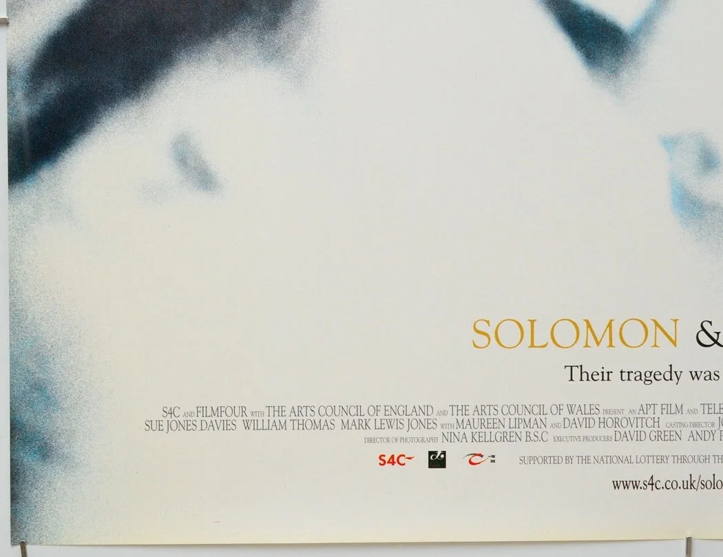 SOLOMON AND GAENOR (1998) Original Quad Film Poster - Ioan Gruffudd, Nia Roberts, изображение 4