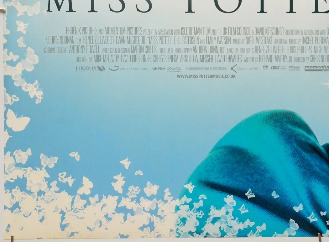 MISS POTTER (2006) Original Quad Film Poster - Renee Zellweger, Ewan McGregor, изображение 4