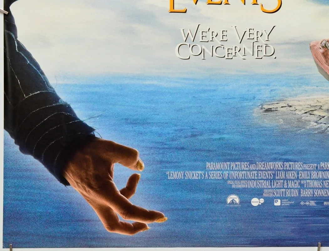 LEMONY SNICKET’S A SERIES OF UNFORTUNATE EVENTS (2004) Original Quad Film Poster, изображение 4