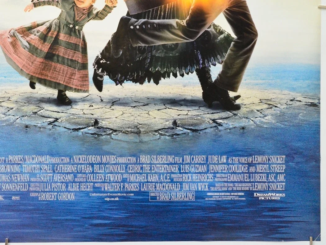 LEMONY SNICKET’S A SERIES OF UNFORTUNATE EVENTS (2004) Original Quad Film Poster, изображение 5