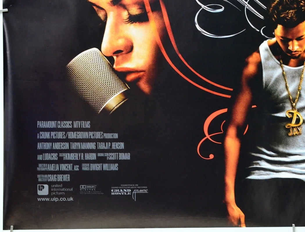 HUSTLE AND FLOW (2005) Original Quad Movie Poster - Terrence Dashon Howard, изображение 4