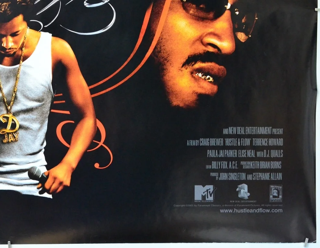 HUSTLE AND FLOW (2005) Original Quad Movie Poster - Terrence Dashon Howard, изображение 5
