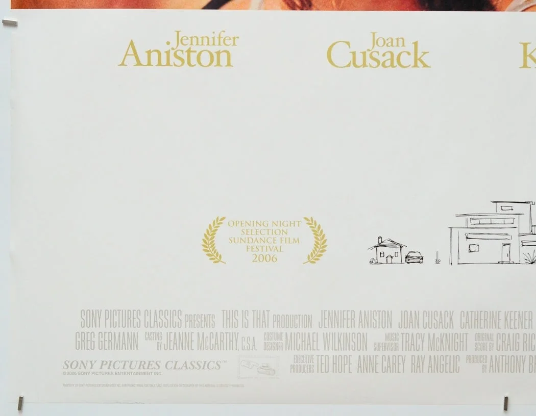FRIENDS WITH MONEY (2006) Original Cinema Quad Film Poster - Jennifer Aniston, изображение 4