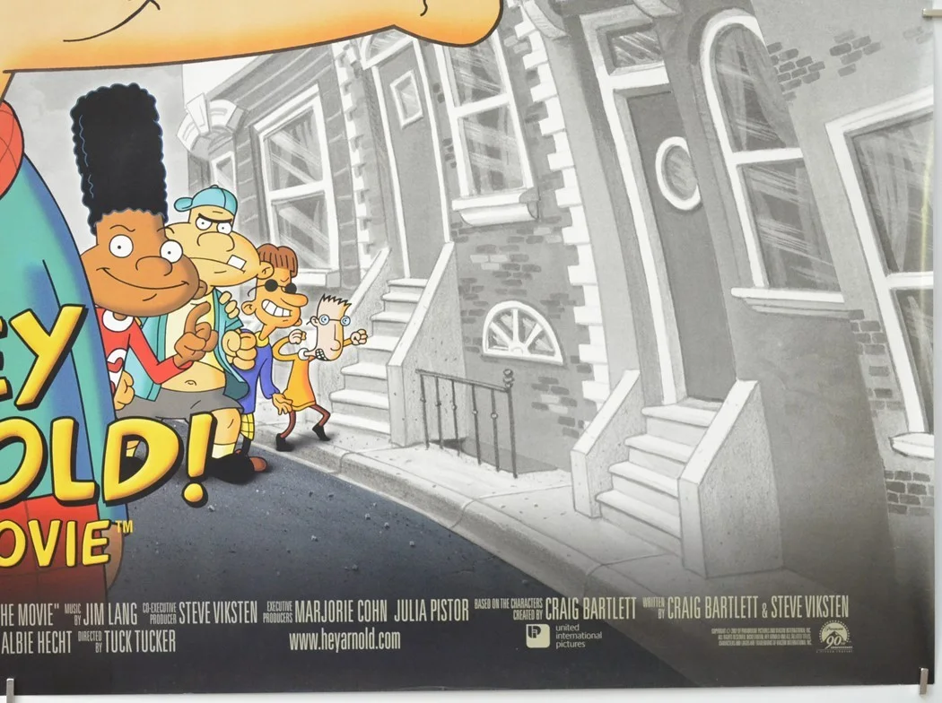 HEY ARNOLD! THE MOVIE (2002) Original Cinema Quad Film Poster - Nickelodeon, изображение 5